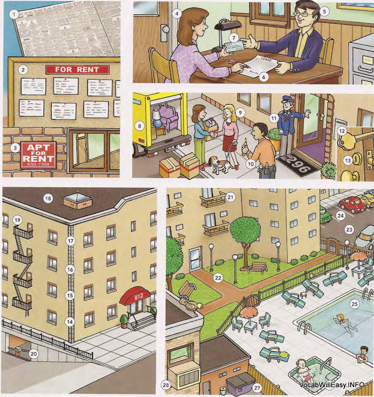 Apartments Online Dictionary for Kids